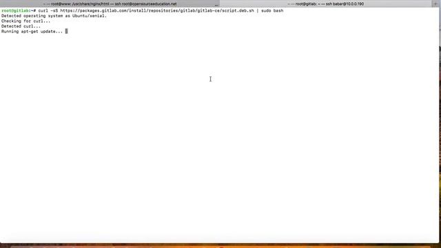 DevOps Training Lecture #2 Installation of GITLab Server смотреть онлайн