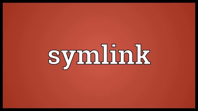 Symlink Meaning смотреть онлайн