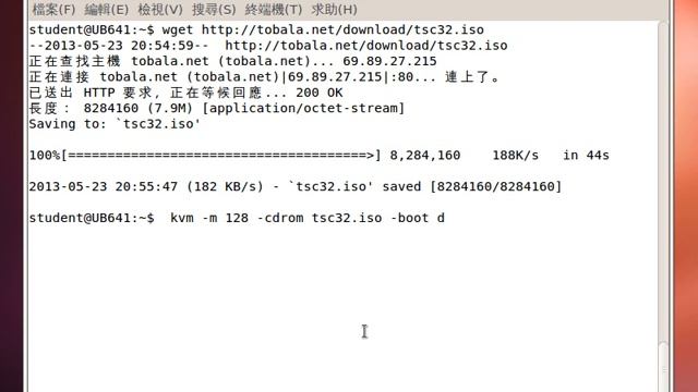 第一次啟動 Linux KVM 虛擬電腦 - Tiny Server Core смотреть онлайн