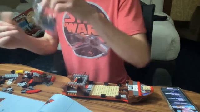 Building a LEGO Ninjago set in a hotel... смотреть онлайн