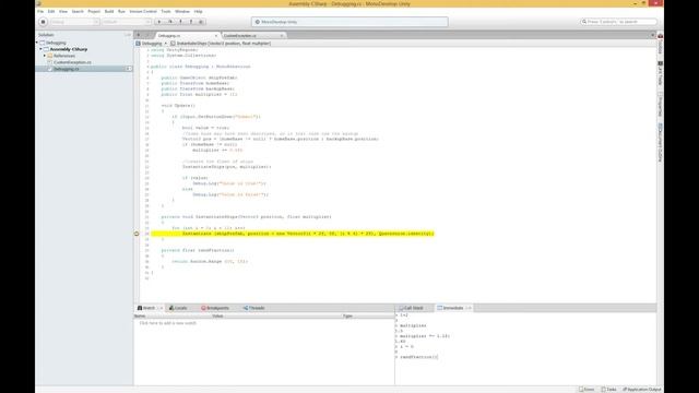 The Immediate Window and CallStack with MonoDevelop and Unity смотреть онлайн
