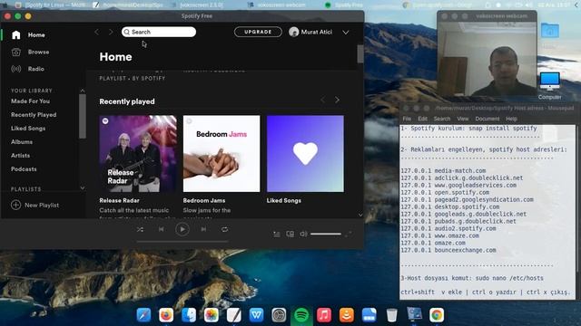 Linux'te Spotify reklamlarını engellemek kesin çözüm смотреть онлайн