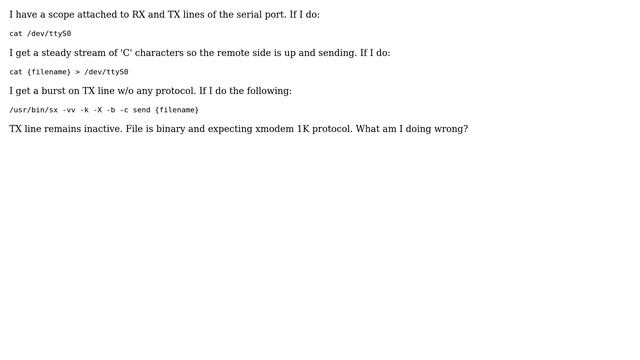 Unix & Linux: How to send a file using xmodem protocol from the command line? (2 Solutions!!) смотреть онлайн