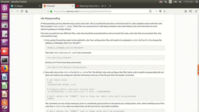 Firewall on Linux Ubuntu 16.04 смотреть онлайн