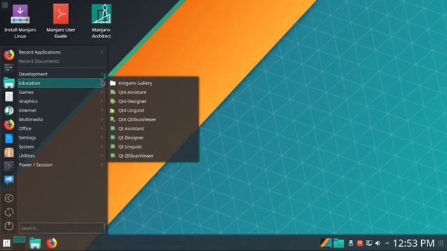 manjaro 18.0 - alpha 1 - KDE смотреть онлайн