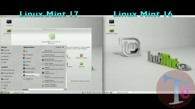 Linux Mint 17 vs Linux Mint 16 - What's new? смотреть онлайн