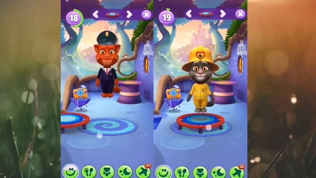 My Talking Tom 2 Vs Talking Tom Toilet Poop Sound - Ios -Android Gameplay Walkthrough (Outfit7)- HD