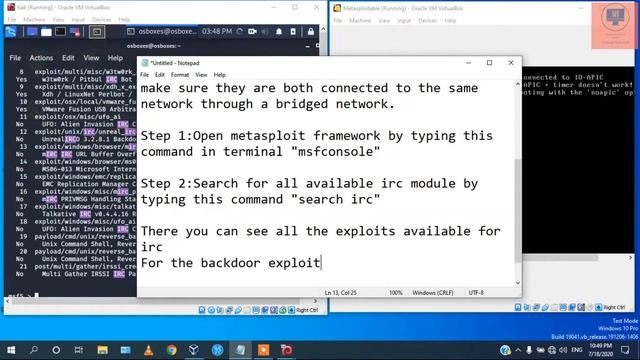 Exploiting IRC using Kali linux 2020| Backdoor Command Execution Using Kali Linux & Metasploitable2 смотреть онлайн