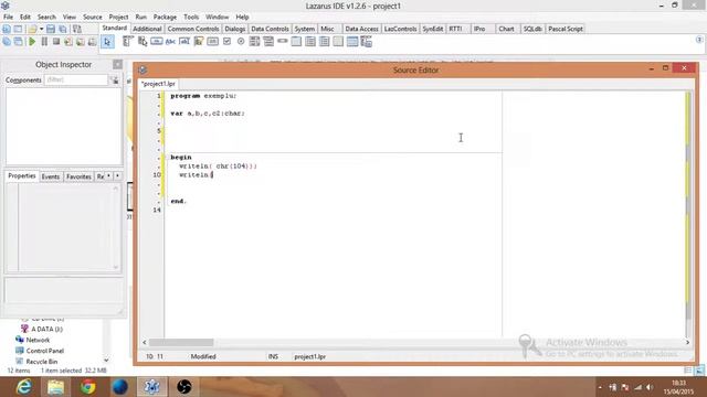 LAzarus/ Pascal calculate with variable char смотреть онлайн