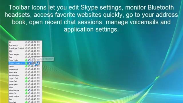 Skype Desktop Toolbar Chat App by Protech смотреть онлайн