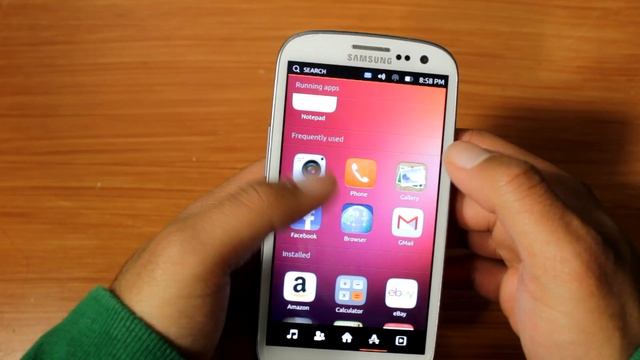First Look: Ubuntu Touch on Android (GS3) смотреть онлайн