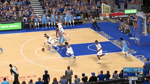 NBA 2K18 - NCAA 2K18 College Roster Gameplay North Carolina vs. Kansas смотреть онлайн