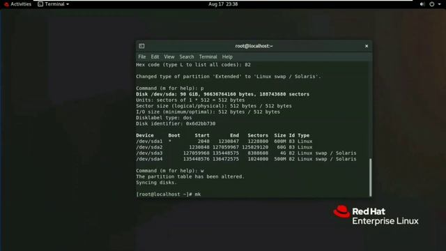 (RH124) Redhat 8 Linux Certification |Extend swap space in RHEL 8. смотреть онлайн