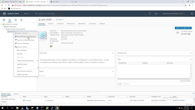 How to Create VM Templates and Deploy Virtual Machines from Templates | VMware Beginners Tutorial смотреть онлайн