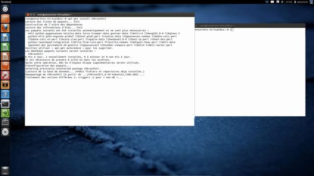 Linux ubuntu chkrootkit detecté les traces des attaques par rootkit tuto fr francais french смотреть онлайн