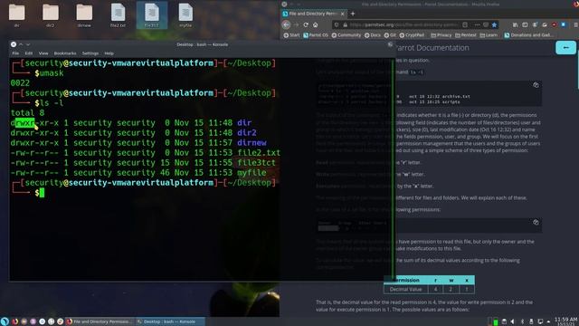 Manage File and Directories with Permission in Linux Parrot OS Security Parrot OS in Hindi смотреть онлайн