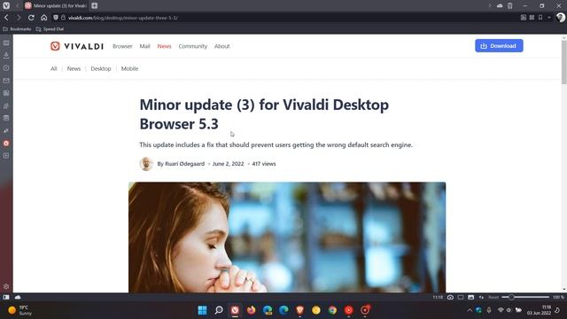 Vivaldi finally release an "auto update" to fix startup and search engine issues in version 5.3 смотреть онлайн