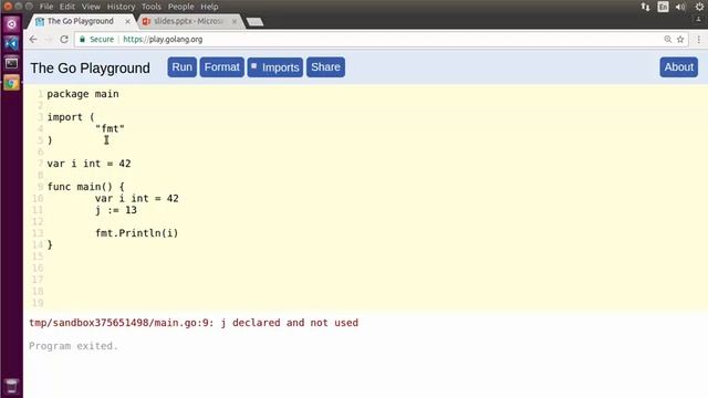 Introduction to Go, part 3: Variables смотреть онлайн