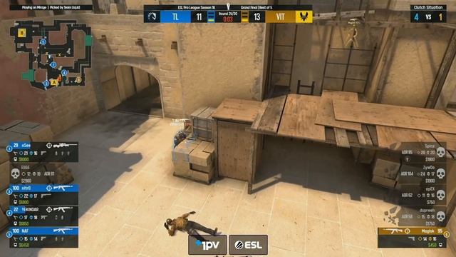 Vitality vs Liquid - ESL Pro League Season 16 - Finale - MAP 3 смотреть онлайн