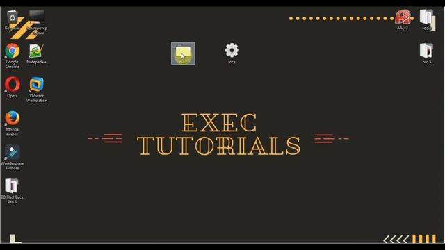 How to lock folder (EXEC TUTORIALS) смотреть онлайн