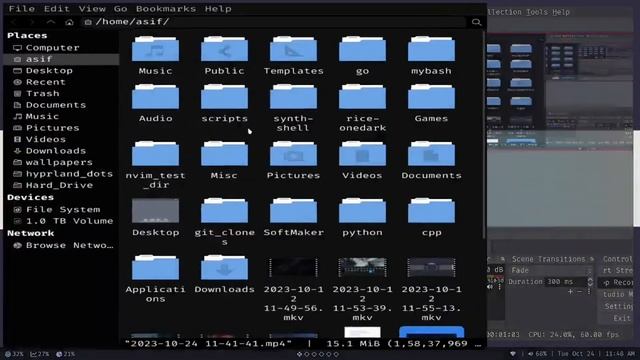 My hyprland workflow on endeavour os смотреть онлайн