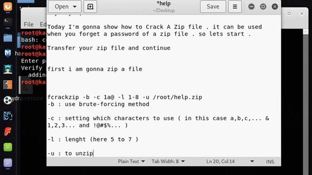 Open zip File Without Password In Kali Linux !!! смотреть онлайн