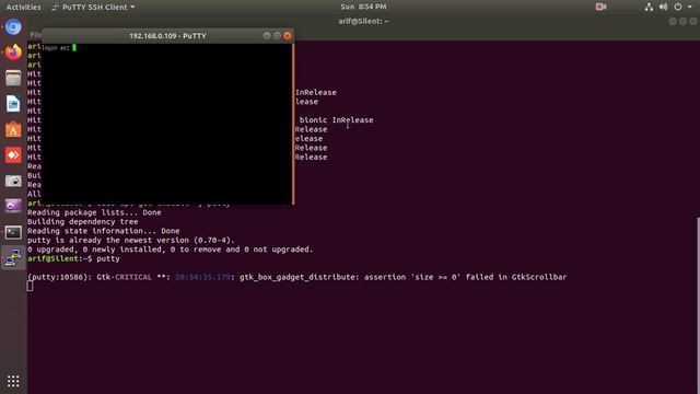 PuTTY Install Linux смотреть онлайн