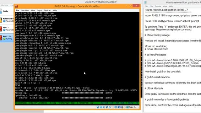 How to troubleshoot and recover boot partition in RHEL 7 Operating System смотреть онлайн