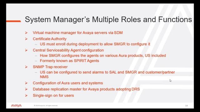 How to setup alarming for Appliance Virtualization Platform and Avaya System Manager смотреть онлайн