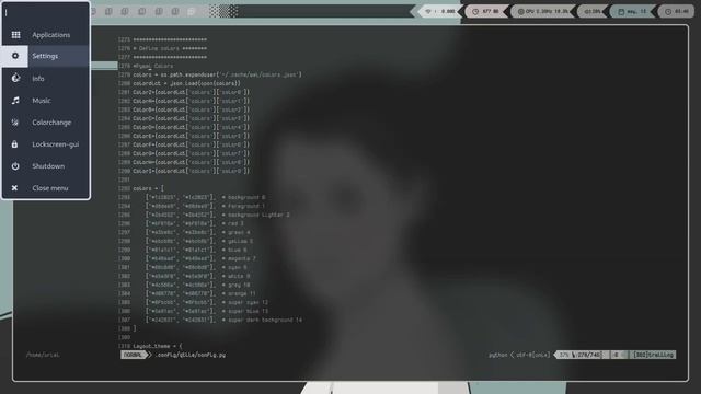 [qtile + pywal] demonstration смотреть онлайн