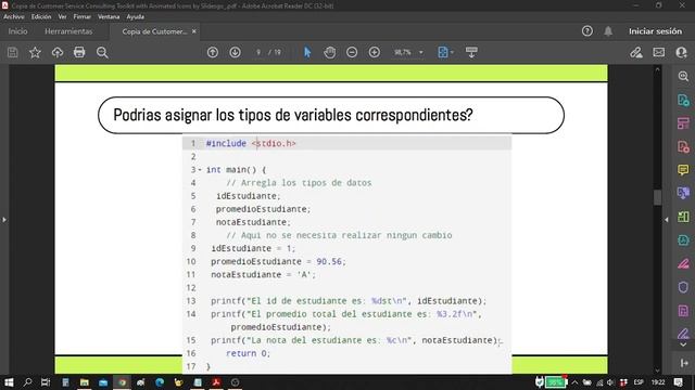 LBP 01 Variables en C Ejemplos смотреть онлайн