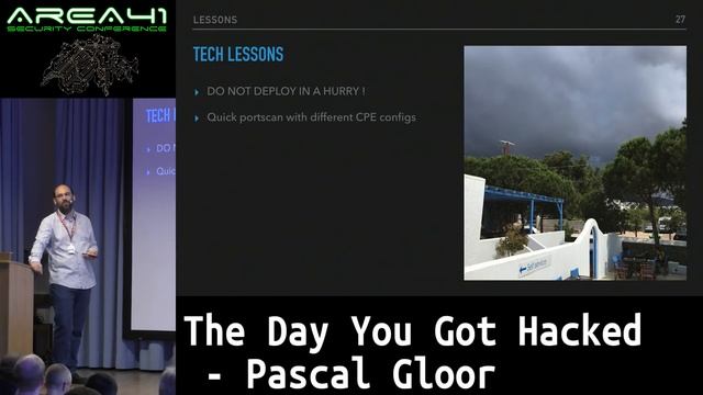 Area41 2018: Pascal Gloor: The Day You Got Hacked смотреть онлайн