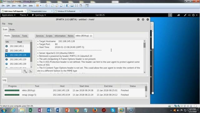 This is SPARTA! let's take a test !! Ethical Hacking Part 18 смотреть онлайн