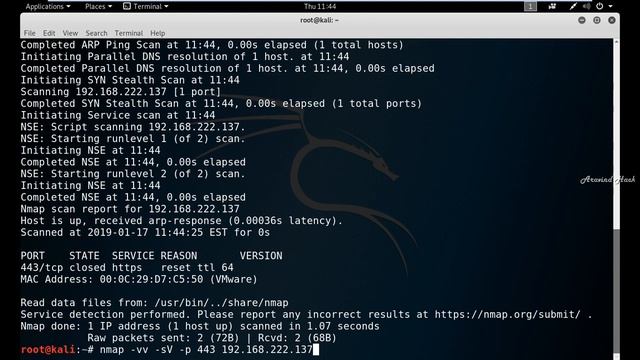 how to run scan for ssl server using nmap in kali linux смотреть онлайн