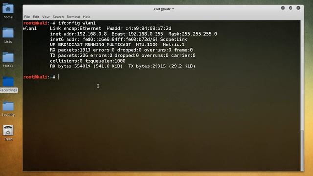 WiFi Wireless Security Tutorial - 2 - Linux Networking Commands смотреть онлайн