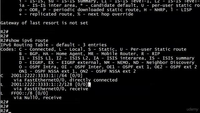 112 The IPV6 Routing Table смотреть онлайн