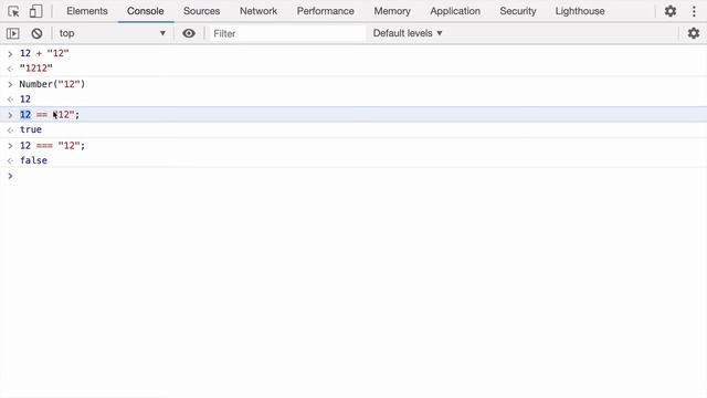 Comparison Operators (==, ===, !=) смотреть онлайн