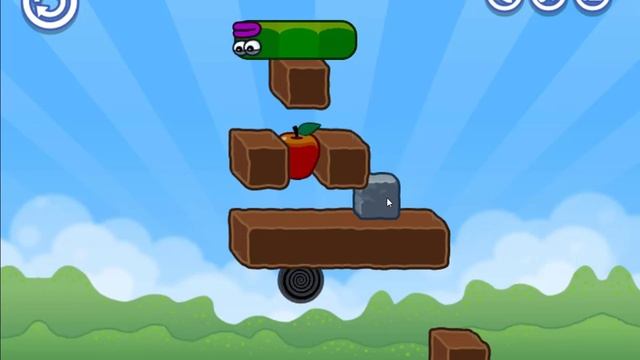 Apple Worm Walkthrough Levels 1 - 20 Cool Math Games смотреть онлайн