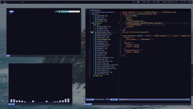 Clean Bspwm Config On Nobara lInux смотреть онлайн