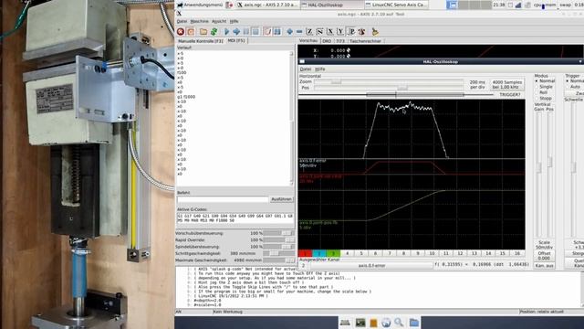 #6 LinuxCNC + 5i25 - ClosedLoop - PID Tuning mit HalScope - смотреть онлайн