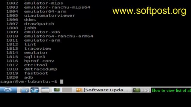 How to view list of all commands in Arch Linux смотреть онлайн