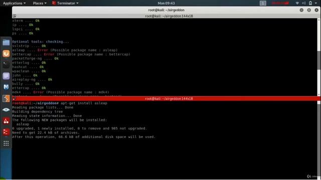 Installing Airgeddon