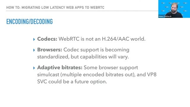 WED3. How-To: Migrating Low-Latency Apps to WebRTC смотреть онлайн