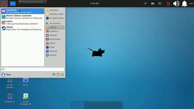 Drauger OS é uma distribuição de jogos de desktop Linux baseada no Ubuntu смотреть онлайн