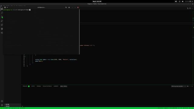 Testing OpenGL and C# on Linux смотреть онлайн