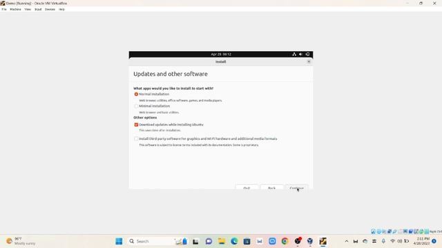Installation of Virtual Machine & Ubuntu. смотреть онлайн