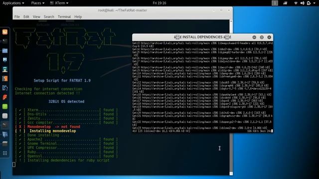 Instal FATRAT Kali Linux 2017.1 + full Proses смотреть онлайн