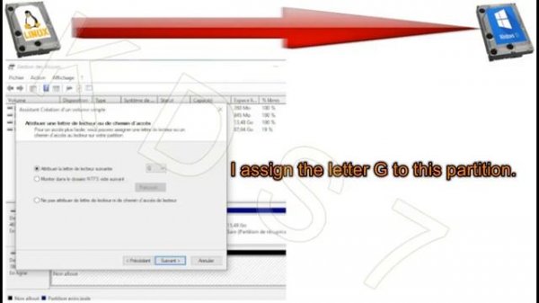 Format Disk Linux to Windows 10