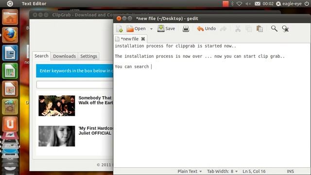 ClipGrab - YouTube downloader for Ubuntu смотреть онлайн
