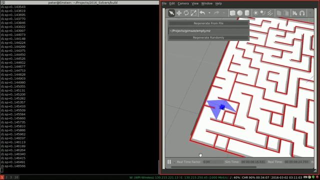 Gazebo Maze Solving (#2) смотреть онлайн